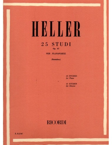 Heller 25 Studi Op. 47 (Edizione...