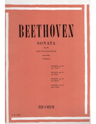 Beethoven Sonata Op. 81 "Gli addii"