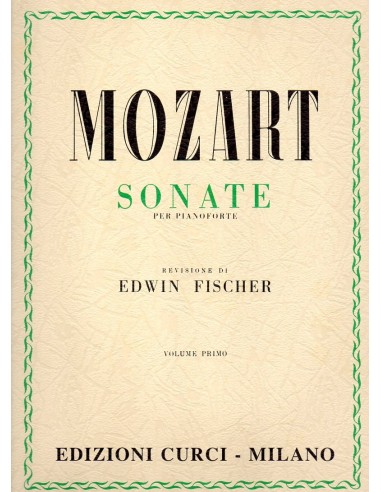 Mozart Sonate Vol. 1° (Edizione Curci)