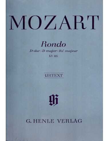 Mozart Rondò K 485 in Re Maggiore...