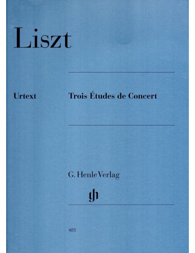Liszt Trois etudes de concert...