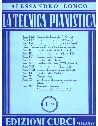Longo La tecnica pianistica Fascicolo...