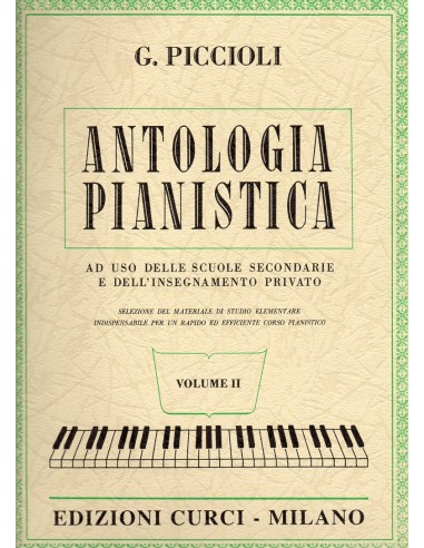 Piccioli Antologia pianistica Vol. 2°...