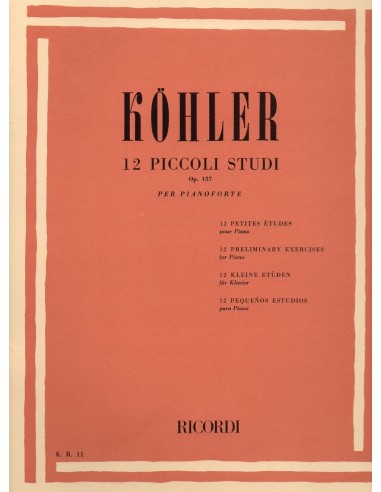 Kohler 12 Piccoli studi Op. 157