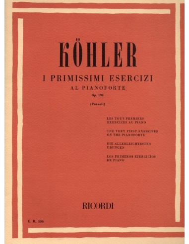Kohler I primissimi esercizi Op. 190