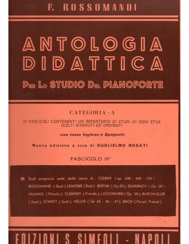Rossomandi Antologia didattica Vol....