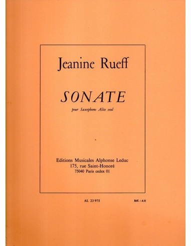 Rueff Jeanine Sonata