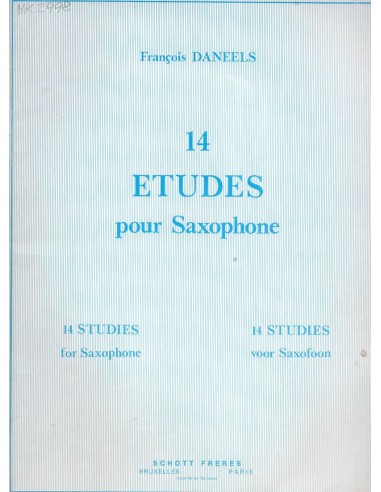 Daneels Francois 14 Studi per sax