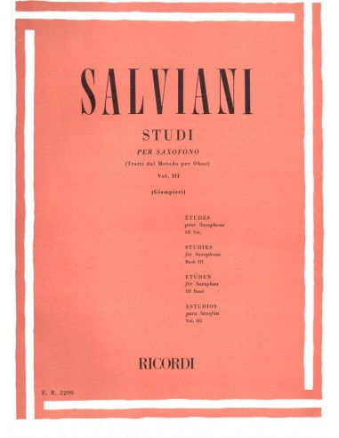 Salviani Studi vol. 3°
