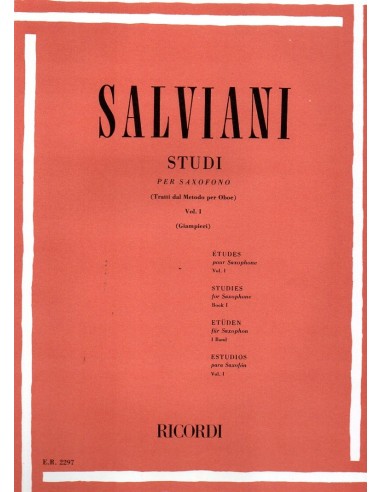 Salviani Studi vol. 1°