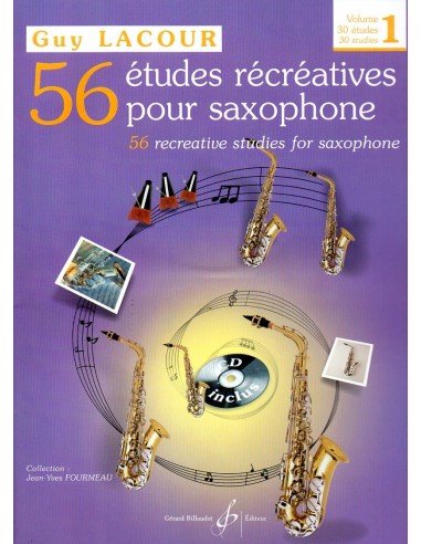 Lacour 56 Studi ricreativi per sax...