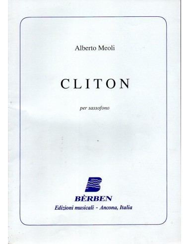 Meoli Alberto Cliton per sax tenore solo