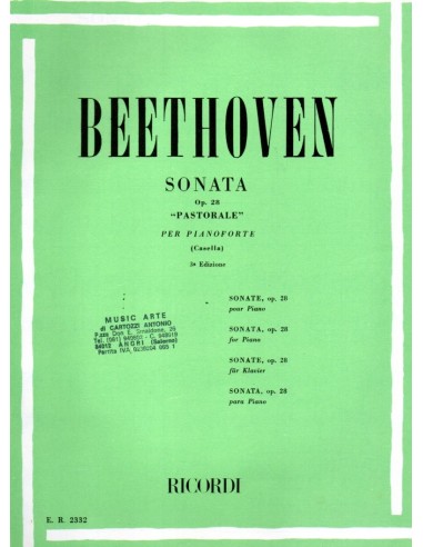 Beethoven Sonata Op. 28 "Pastorale"...