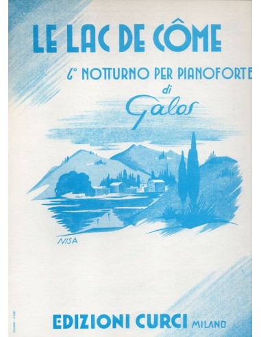 Galos Il lago di Como (Le lac de...