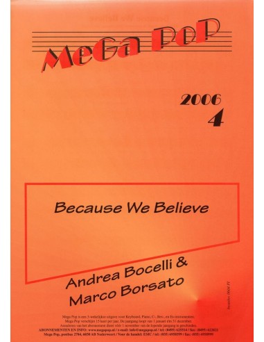 Because we believe (Andrea Bocelli)...