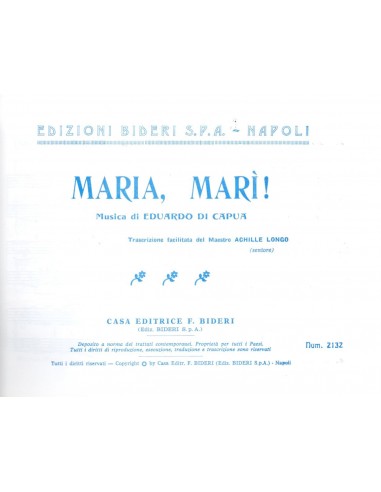 Maria Marì (Pianoforte Versione...