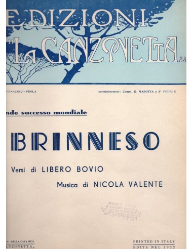 Brinneso (Canto e Pianoforte)