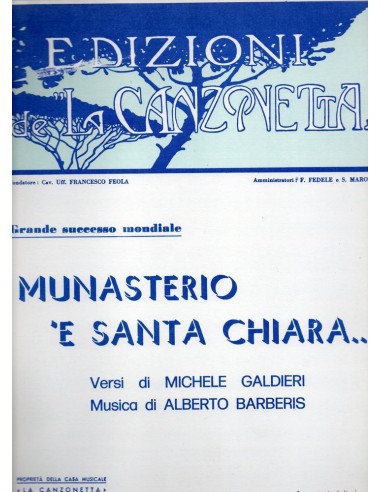 Munasterio e Santa Chiara (Canto e...