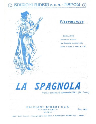 La Spagnola (Linea melodica e accordi)
