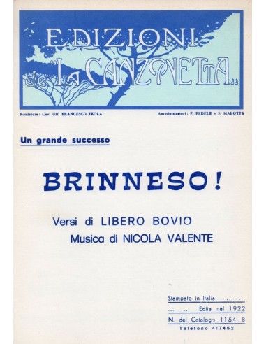 Brinneso (Linea melodica e accordi)