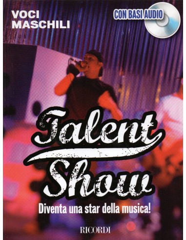 Talent Show Voci Maschili con Basi Cd...