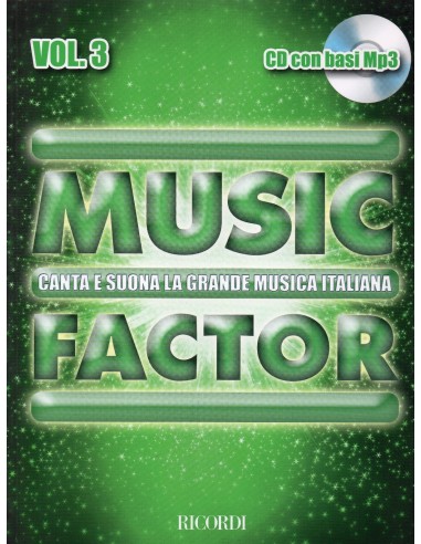 Music Factor 3° Volume con Basi Cd...