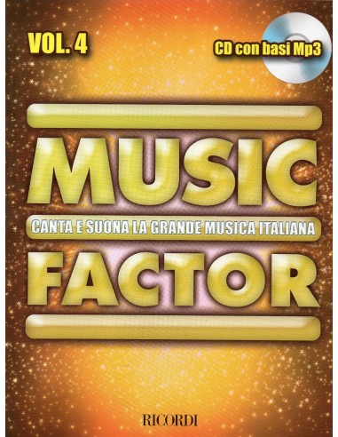 Music Factor 4° Volume con Basi Cd...