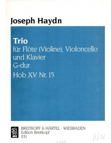 Haydn Joseph Trio in Sol Maggiore N° 15