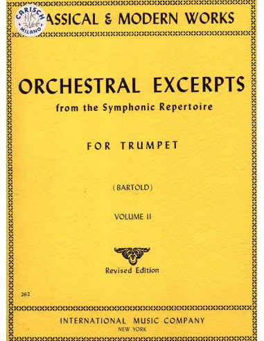 Orchestral Excerpts per Tromba Vol. 2°
