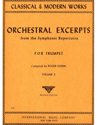 Orchestral Excerpts per Tromba Vol. 10°