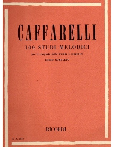 Caffarelli 100 studi  melodici Corso...