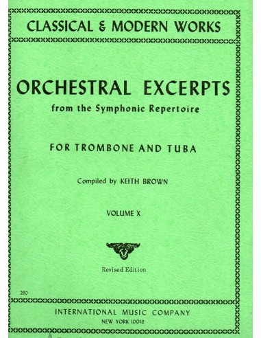 Orchestral Excerpts per trombone Vol....