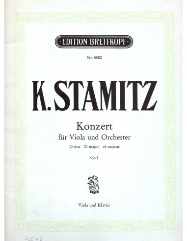 Stamitz Concerto in Re maggiore op. 1