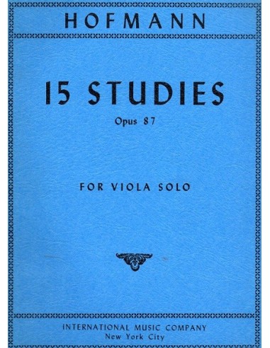 Hofmann 15 Studi Op. 87
