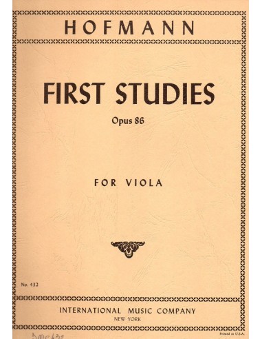 Hofmann Primi studi Op. 86