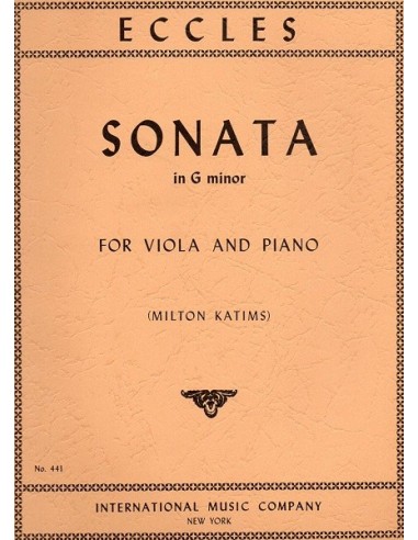 Eccles Sonata in sol minore