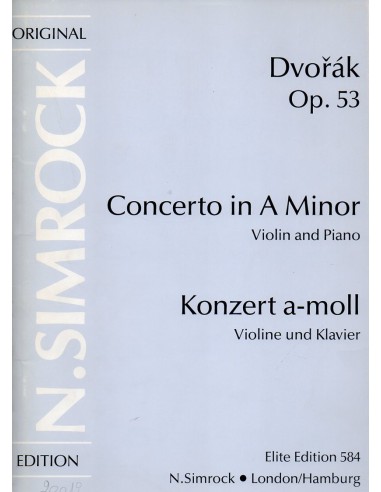 Dvorak Concerto in La minore op. 53