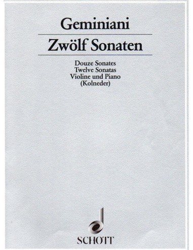 Geminiani 12 Sonate vol. 1°
