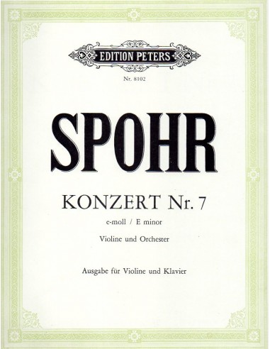 Spohr Concerto in Mi minore op. 38 N° 7