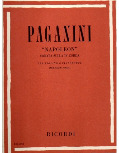 Paganini Napoleon Sonata sulla 4° corda