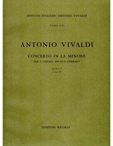 Vivaldi Concerto in La min. op. 3 N°...