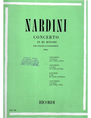 Nardini Concerto in mi minore...