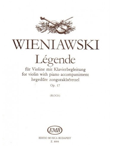 Wieniawski Leggenda Op. 17