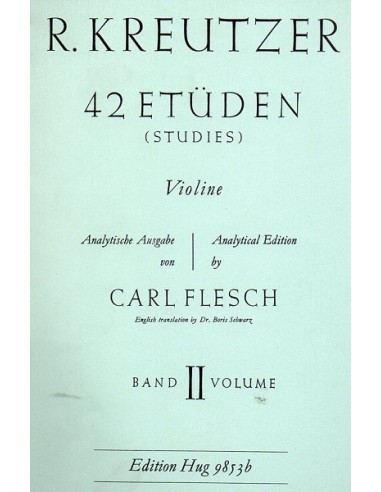 Kreutzer 42 Studi per violino Vol. 2°...