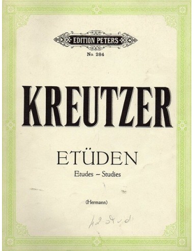 Kreutzer 42 Studi (Edizione Peters)
