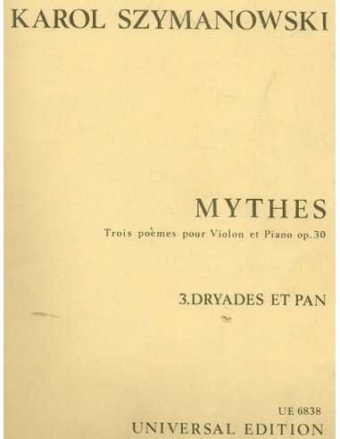 Szymanowski Mythes Tre poemi op. 30