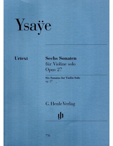 Ysaye Sei sonate op. 27