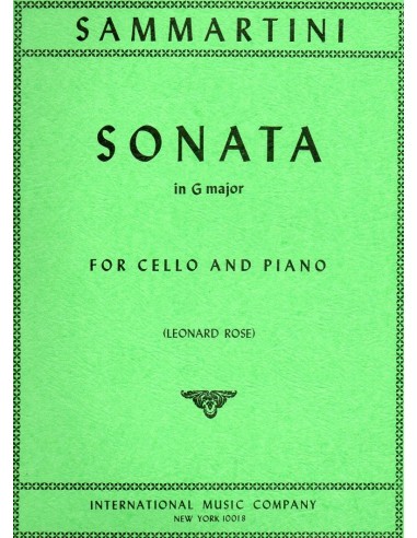 Sammartini Sonata in sol maggiore
