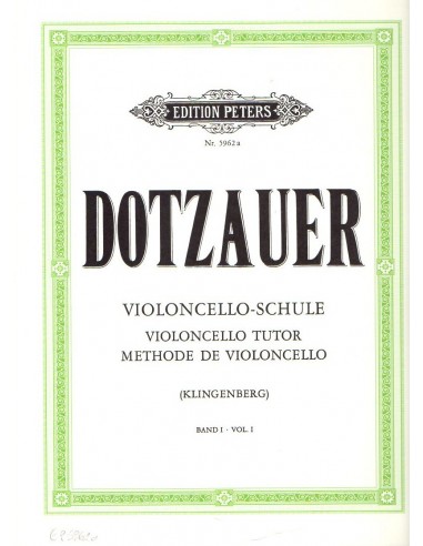 Dotzauer Metodo per violoncello vol. 1°