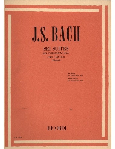 Bach 6 Suites per violoncello